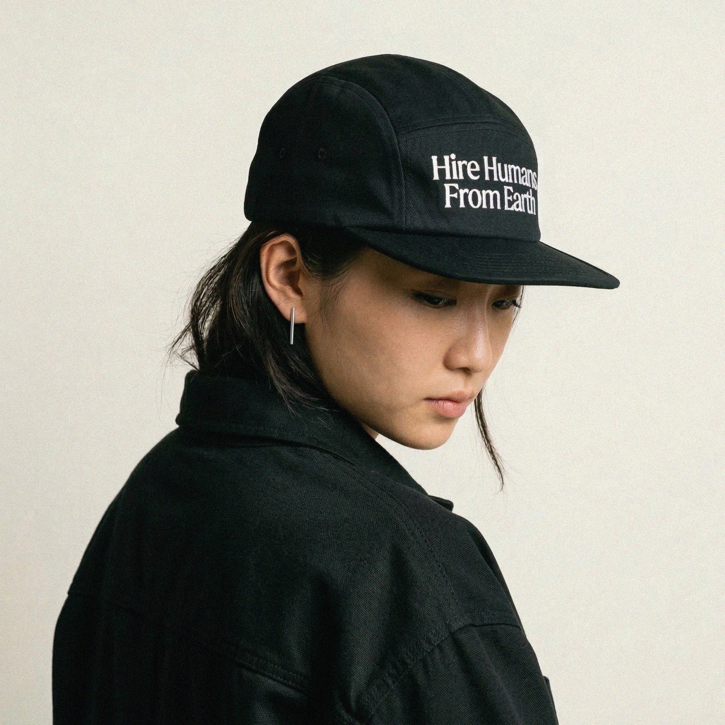 Hire Humans From Earth 5-Panel Camper Cap