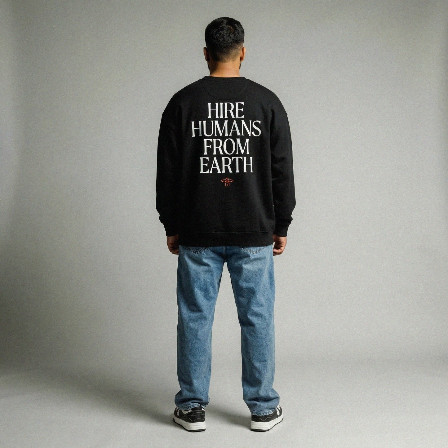 Hire Humans From Earth Oversized Crewneck